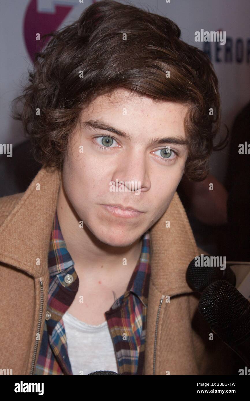 Harry Styles of One Direction attend Z100's Jingle Ball 2012