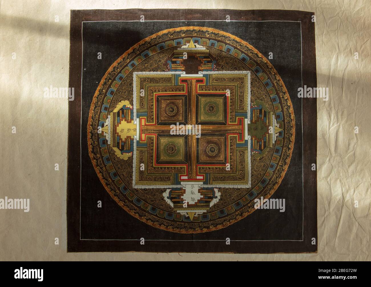 Tibetan Mandala. Stock Photo