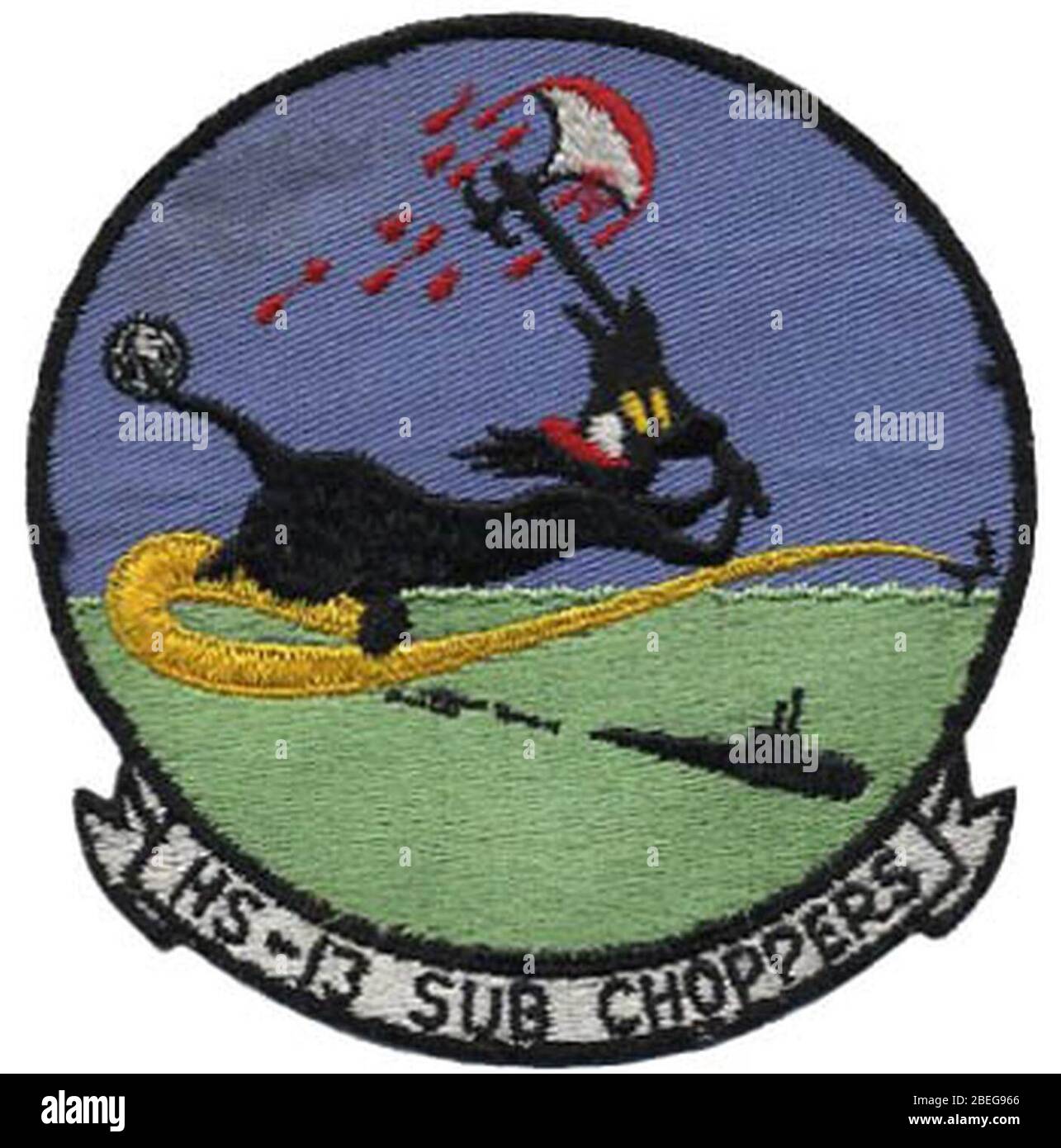 Helicopter Anti-Submarine Squadron 13 (United States Navy - insignia). Stock Photo