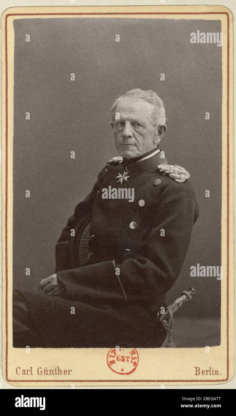 Helmuth Karl Bernhard von Moltke Günther Stock Photo