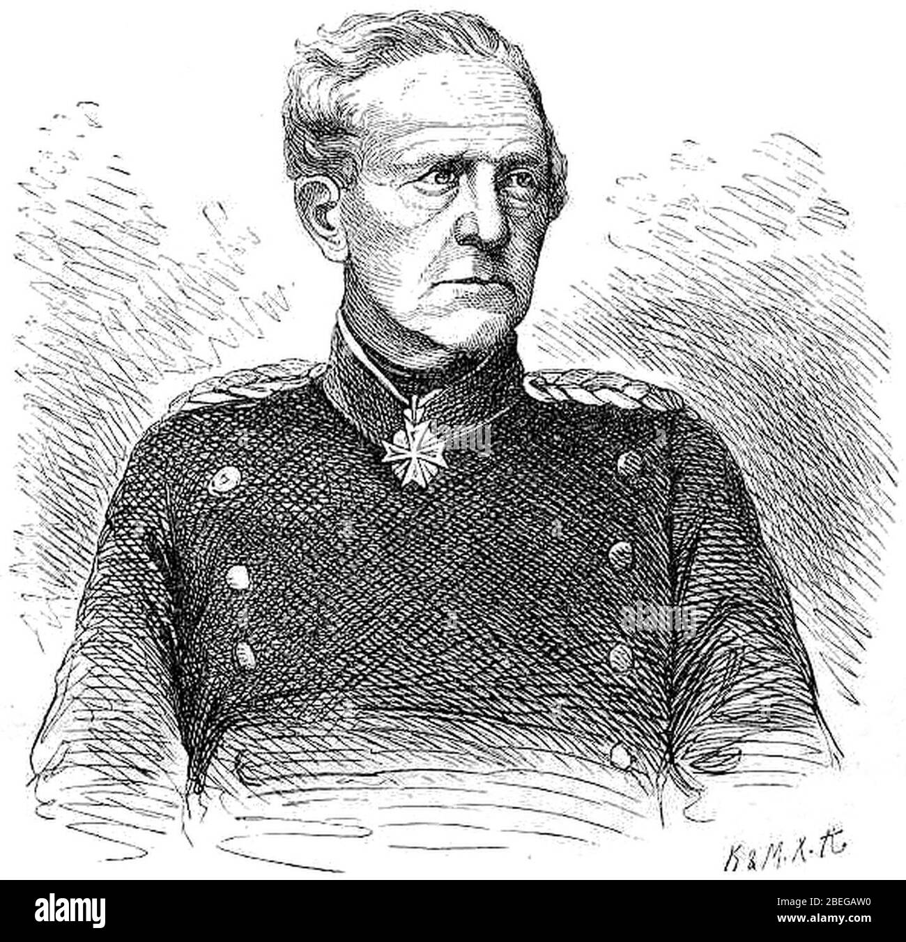 Helmuth Karl Bernhard von Moltke 1879. Stock Photo
