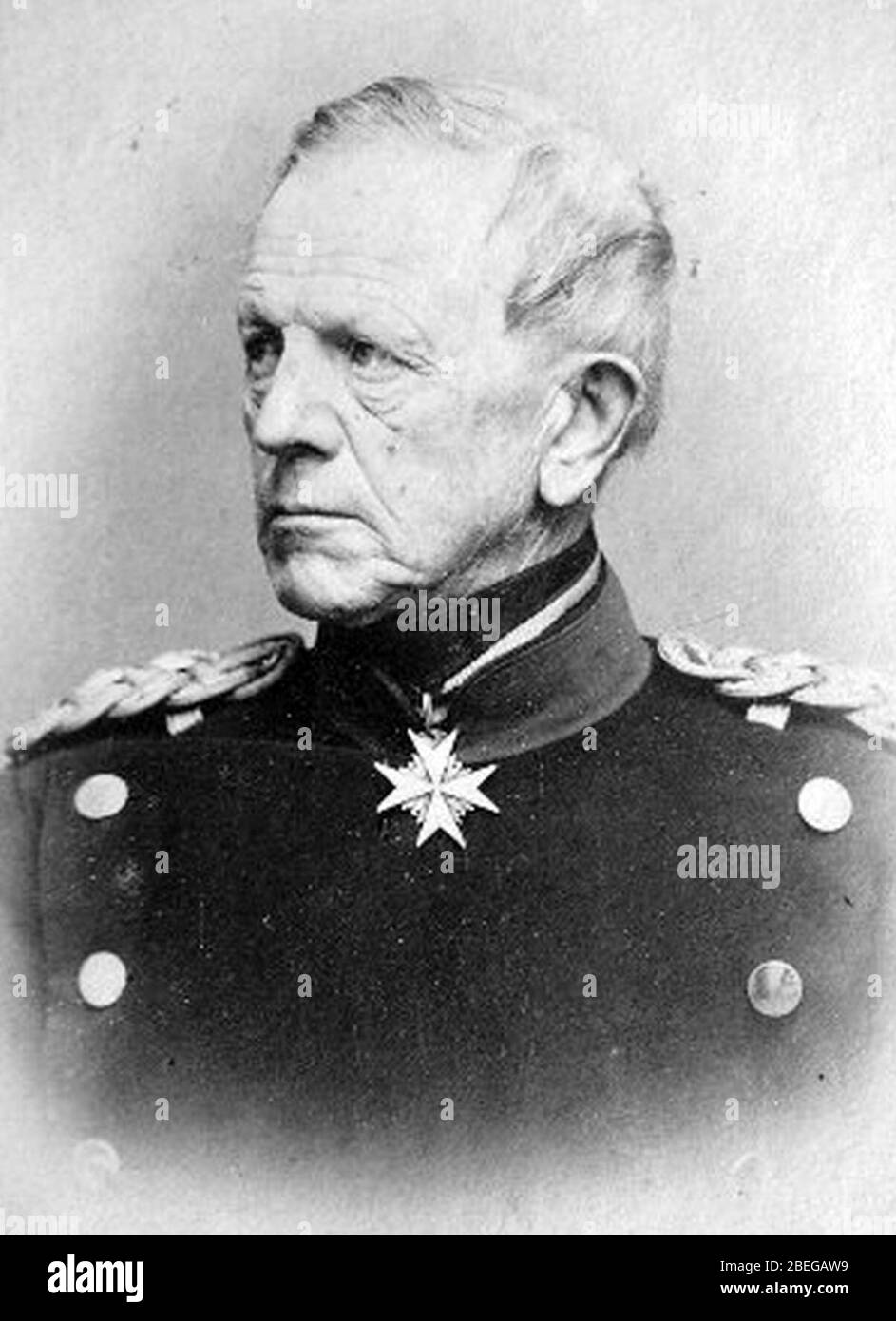 Helmuth Karl Bernhard von Moltke. Stock Photo