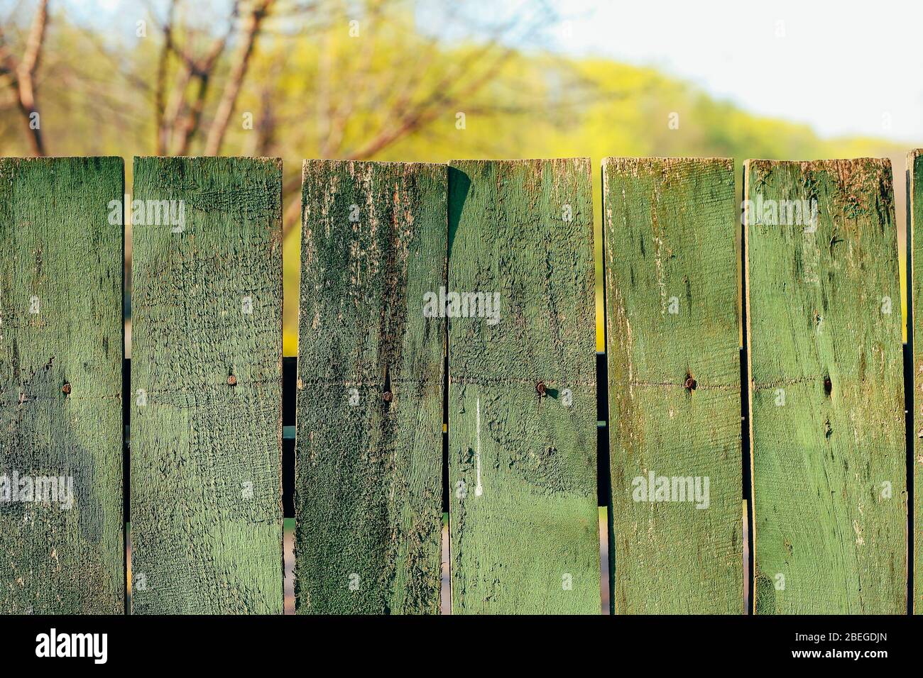 Green background of old retro vintage aged wooden fence Stock Photo - Alamy