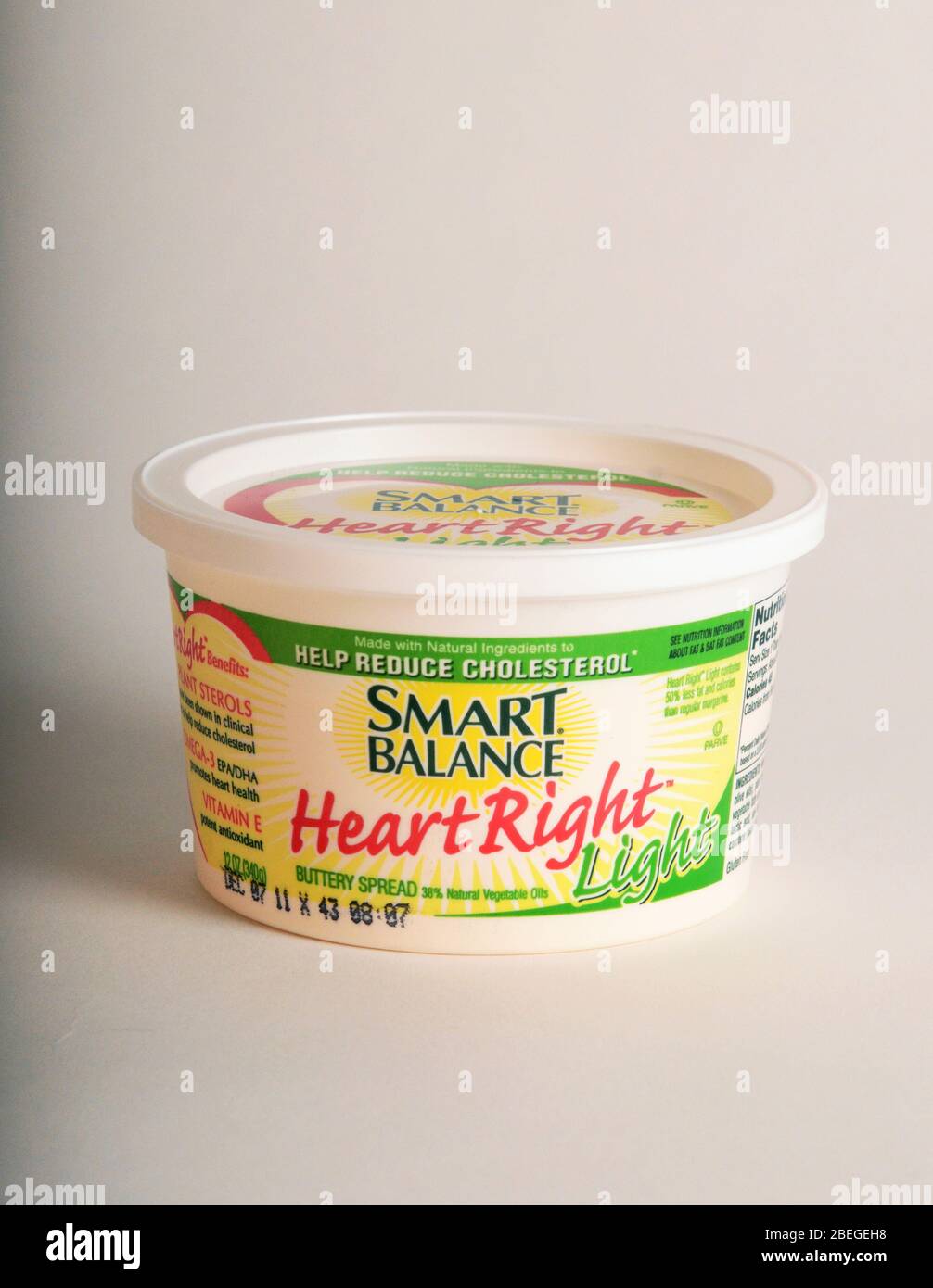 Heart-Healthy Butter Substitute Stock Photo