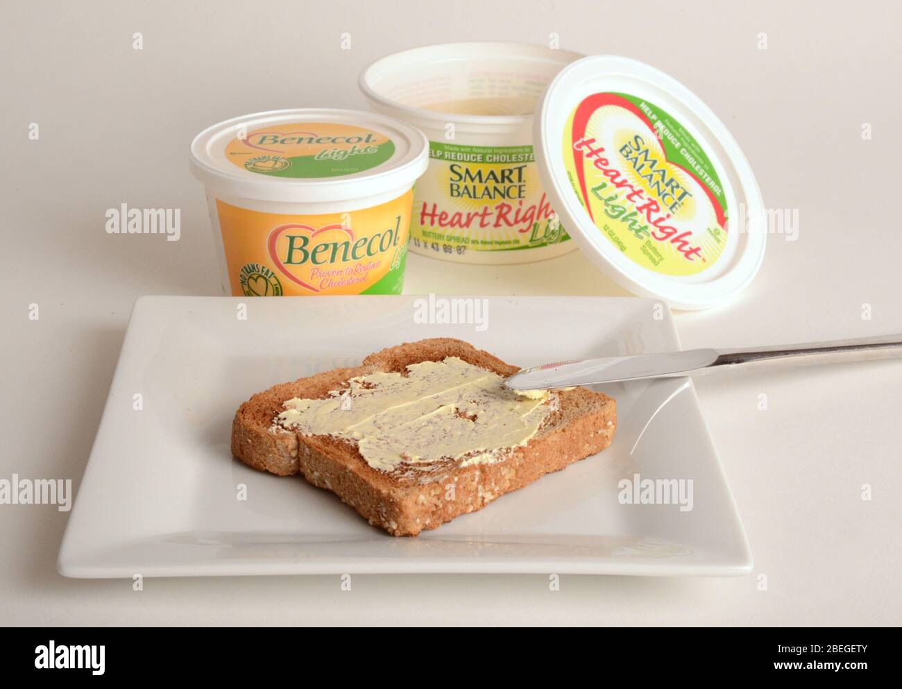 HeartHealthy Butter Substitutes Stock Photo Alamy