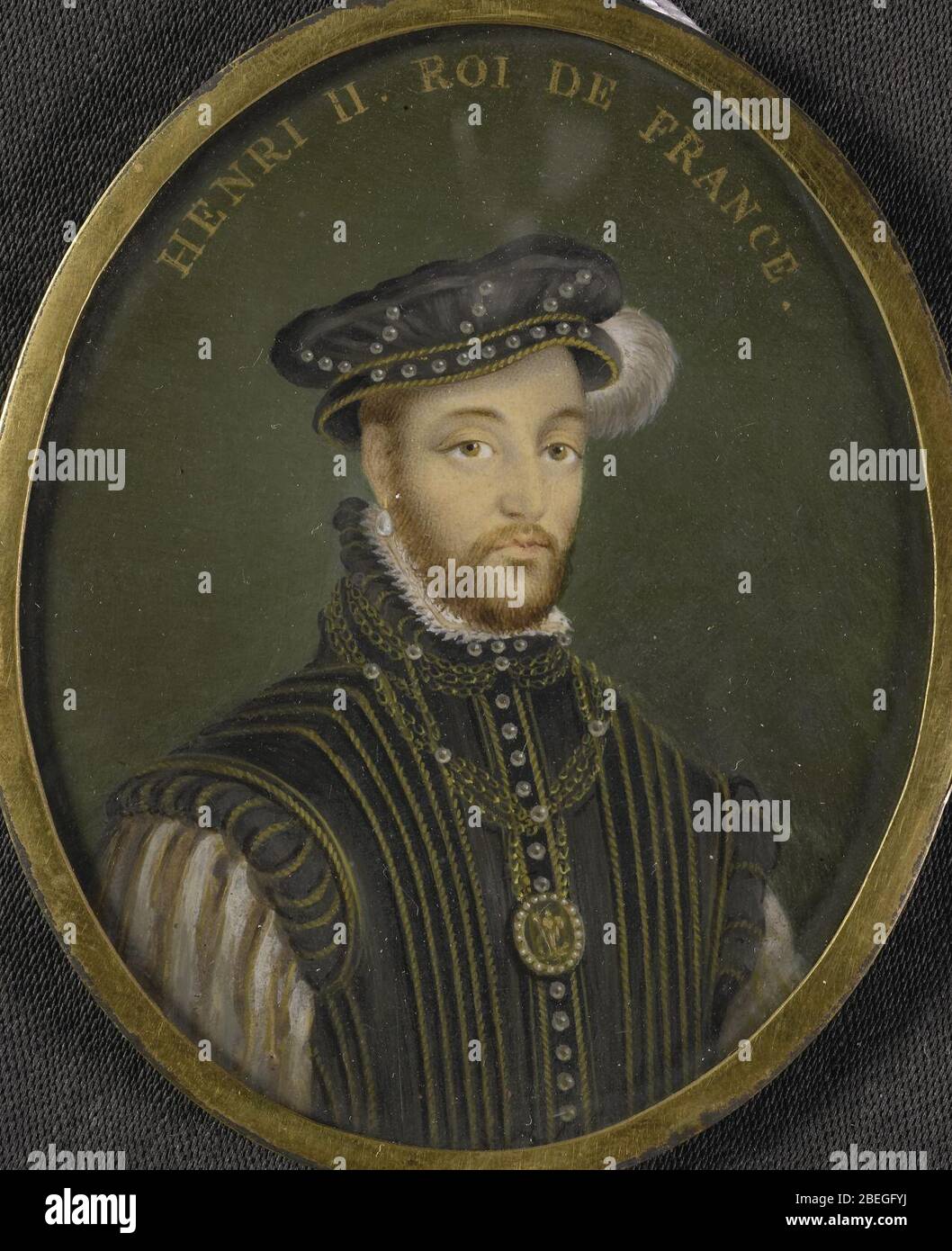 Hendrik II (1518-59), koning van Frankrijk Stock Photo