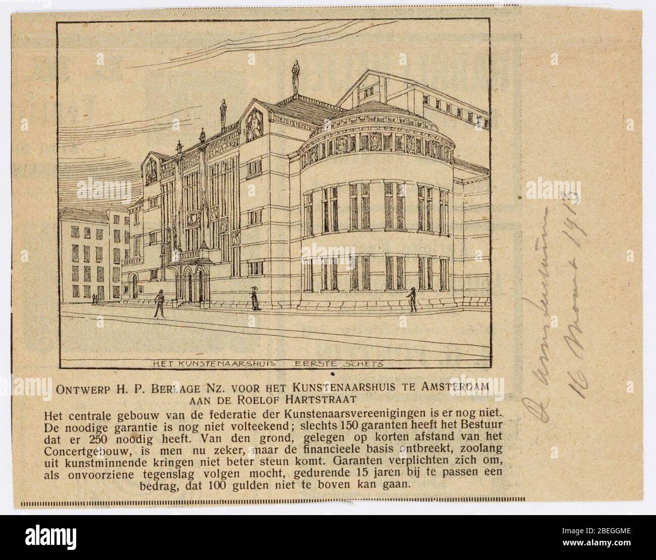 Hendrik Petrus Berlage (18561934 Stock Photo Alamy