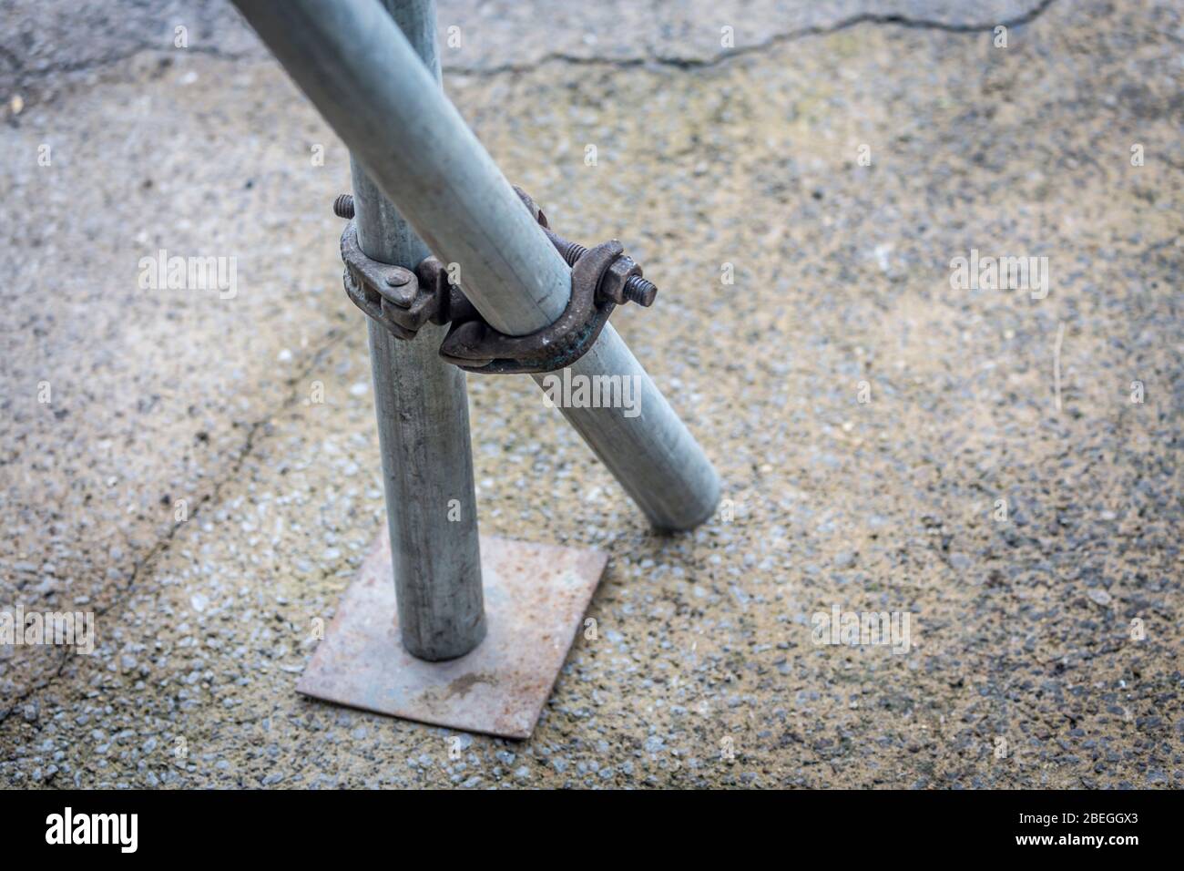 Scaffolding base plate support hi-res stock photography and images - Alamy