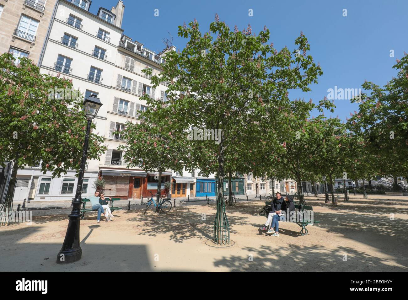 Place DAUPHINE, PARIS Stock Photo