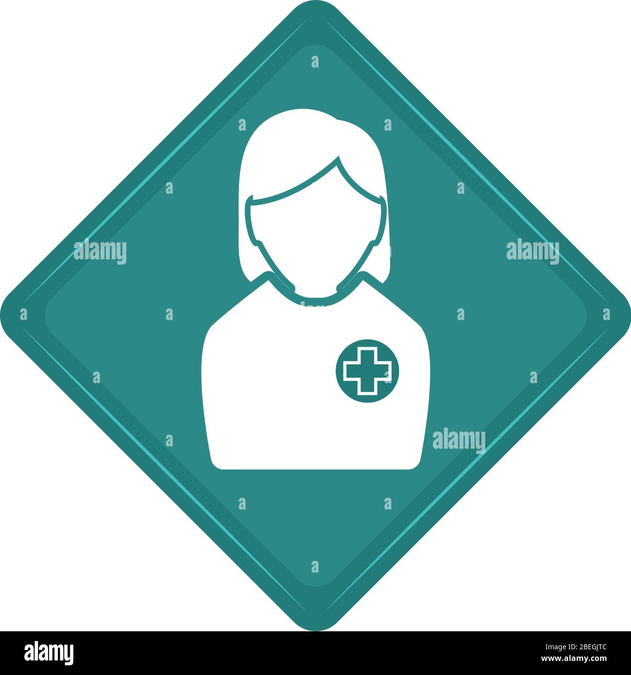 Sticker of a doctor icon Stock Vector Image & Art - Alamy