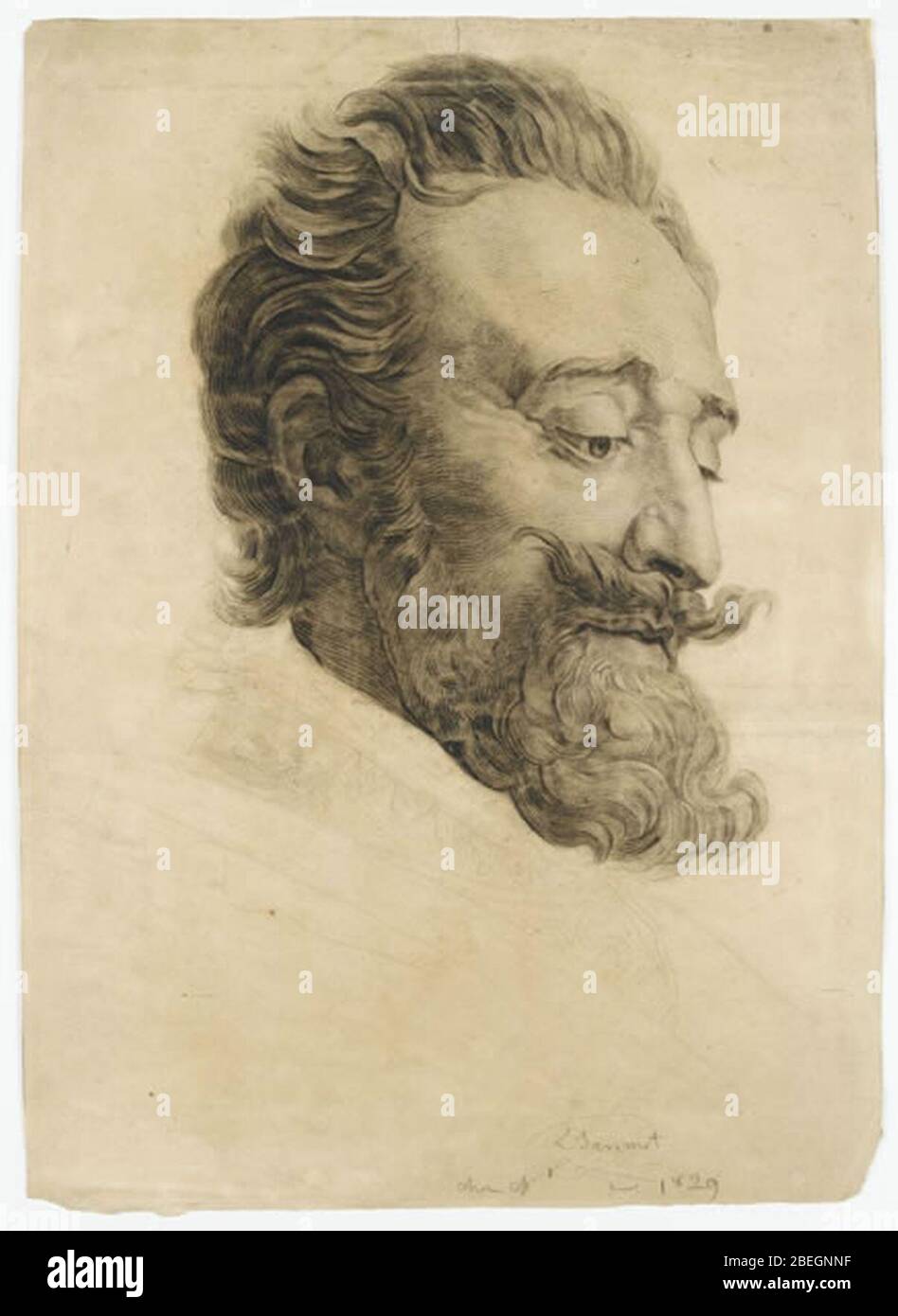 Henri IV Janmot. Stock Photo