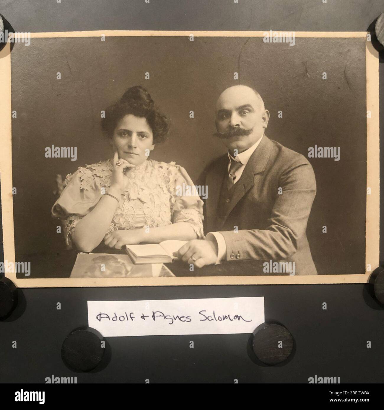 Henriette Agnes Freudenberg (1869-1950) and Herman Adolph Salomon  (1860-1939) circa 1920 in Berlin, Germany Stock Photo - Alamy