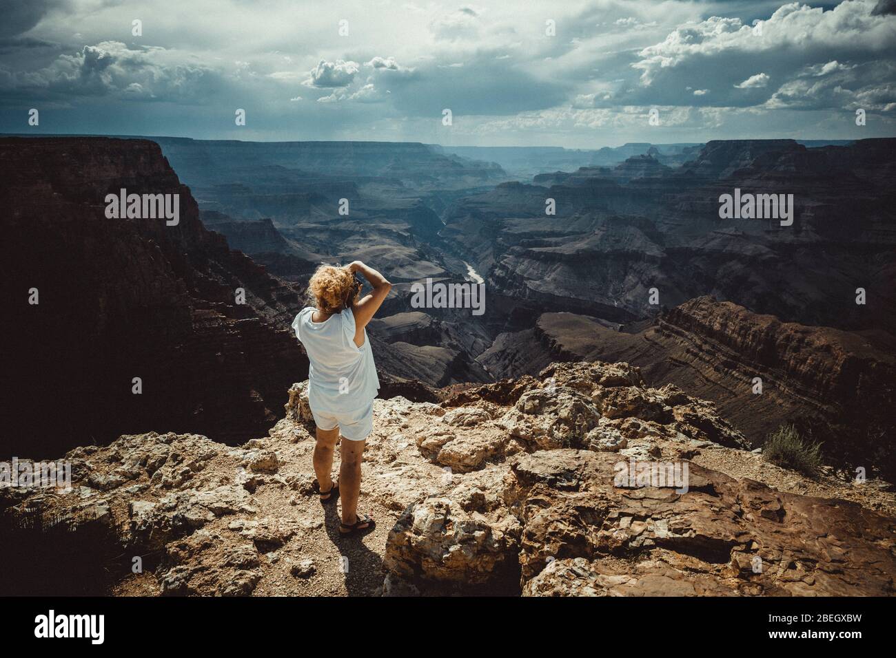 Woman The Grand Canyon High Resolution Stock Photography and Images - Alamy