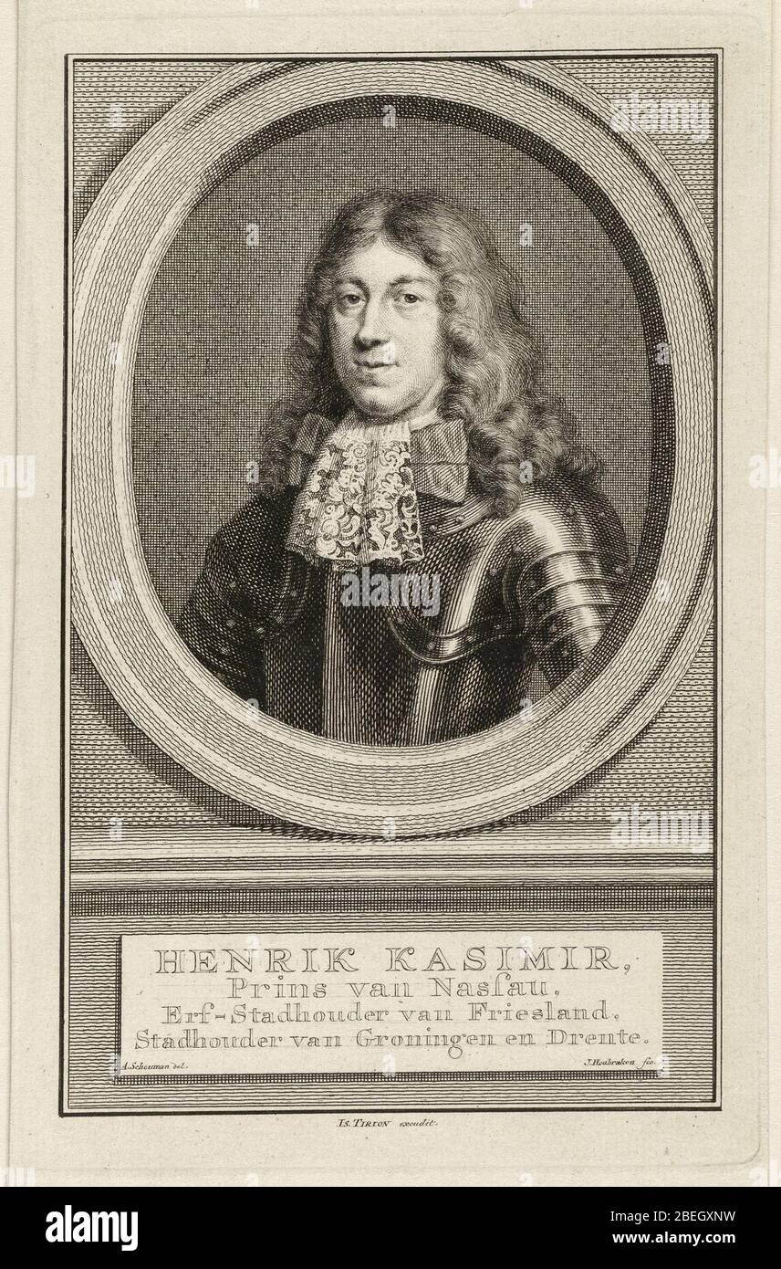 Henrik Kasimir, Prins van Nassau, Stock Photo