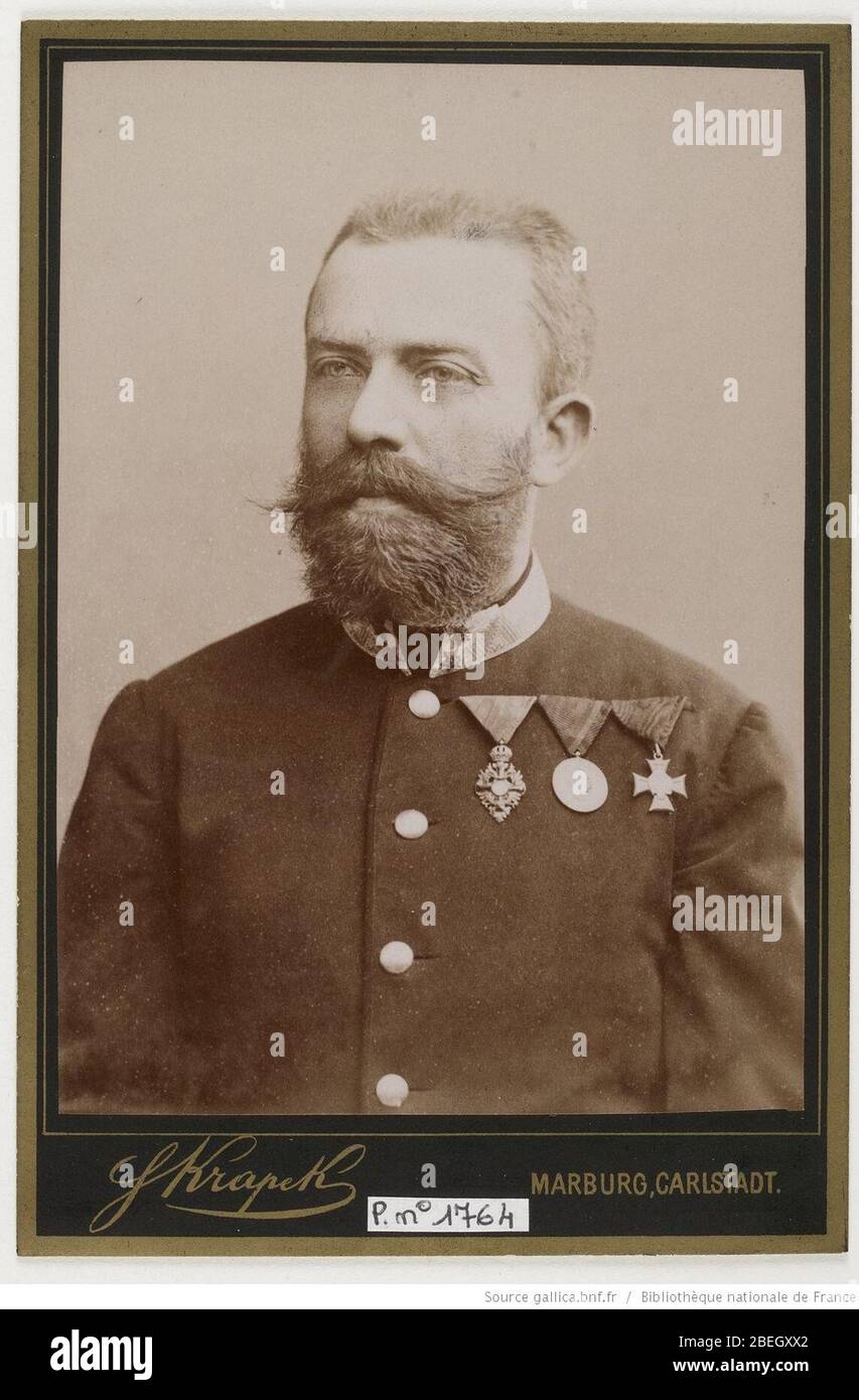 Henrik Krapek - Antoine Tuma. Stock Photo
