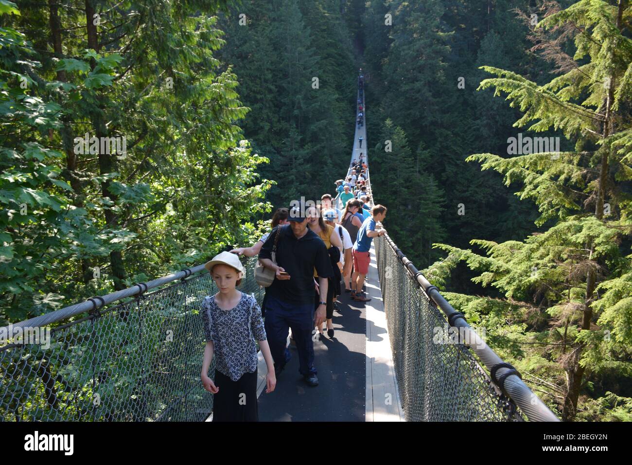 The Capilano Suspension Bridge Park, Vancouver, Canada Stock Photo Alamy