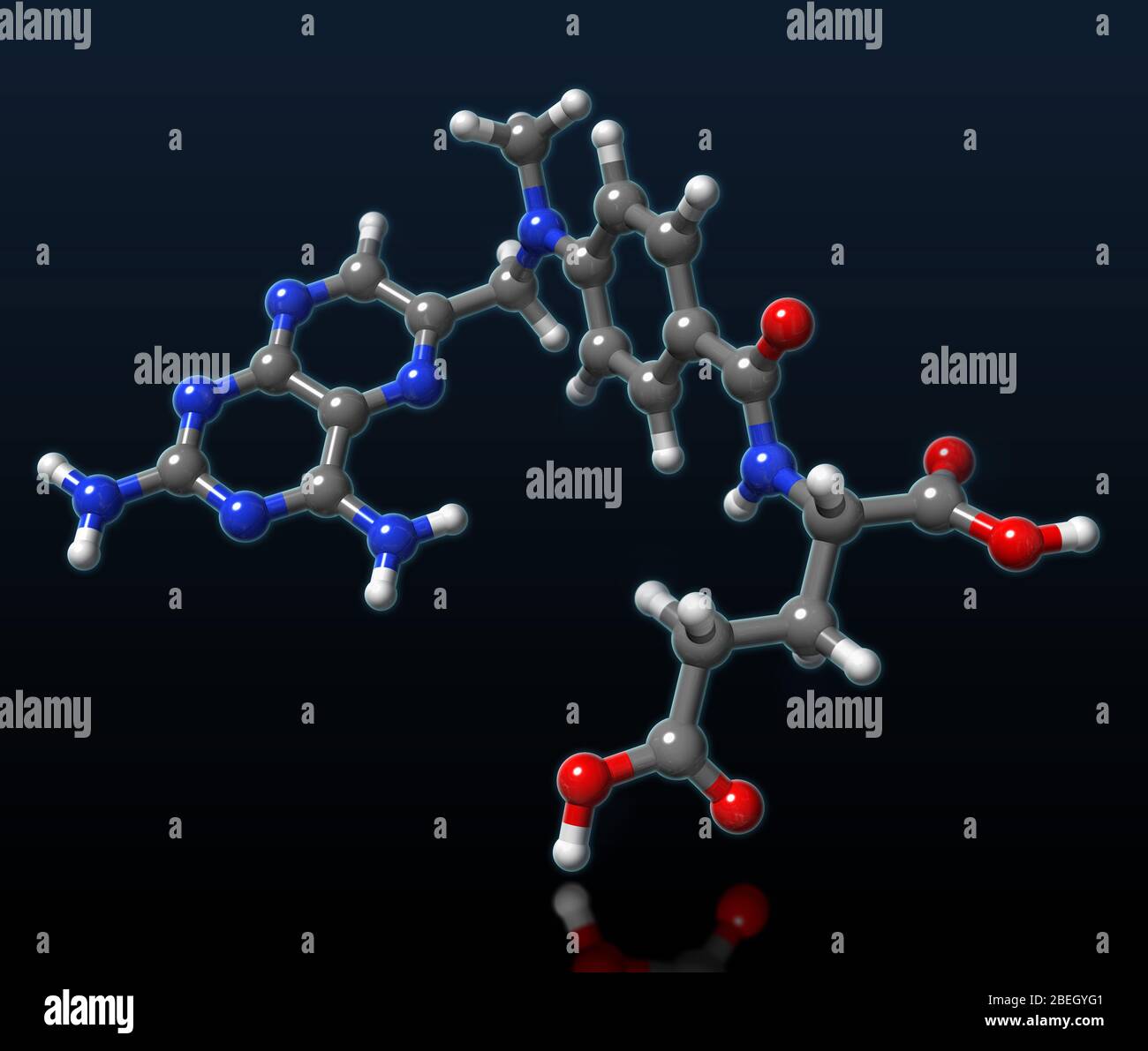 Methotrexate Molecular Model Stock Photo - Alamy