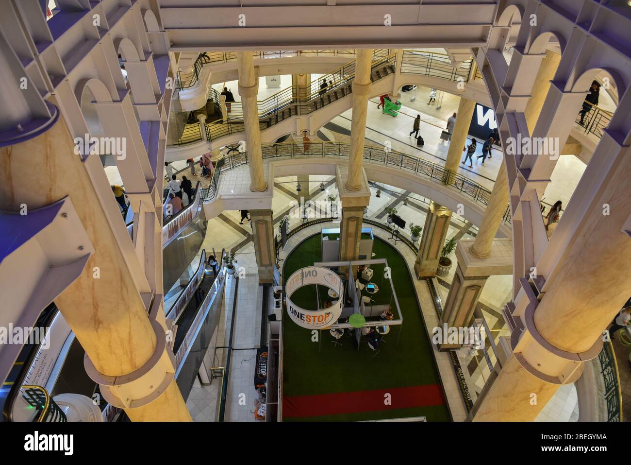 Interiors of the Pavilion Shopping, one of the biggest malls in Africa,  Durban, South Africa Stock Photo - Alamy