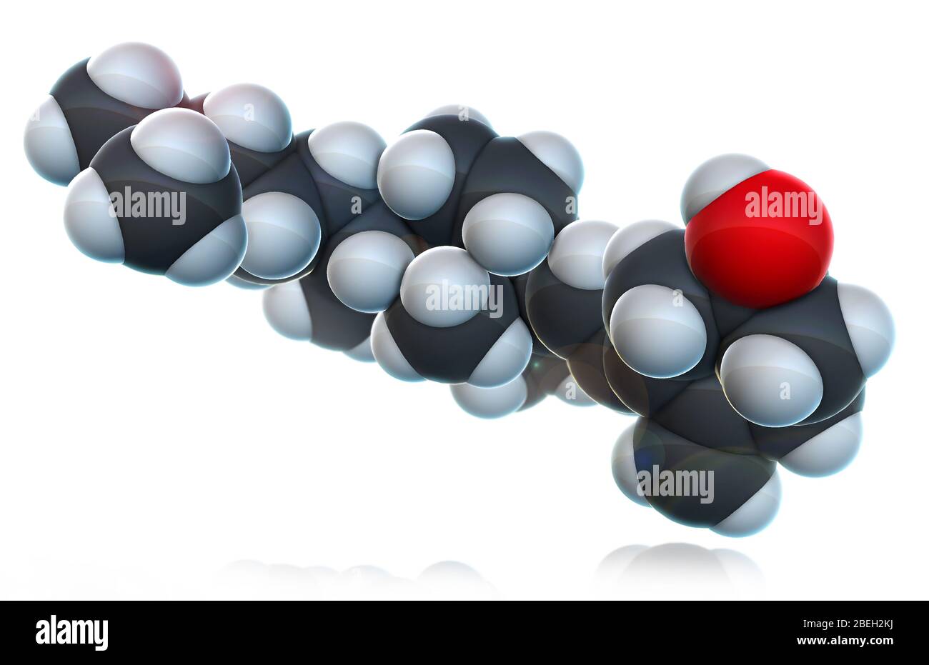 Vitamin D3, Molecular Model Stock Photo - Alamy