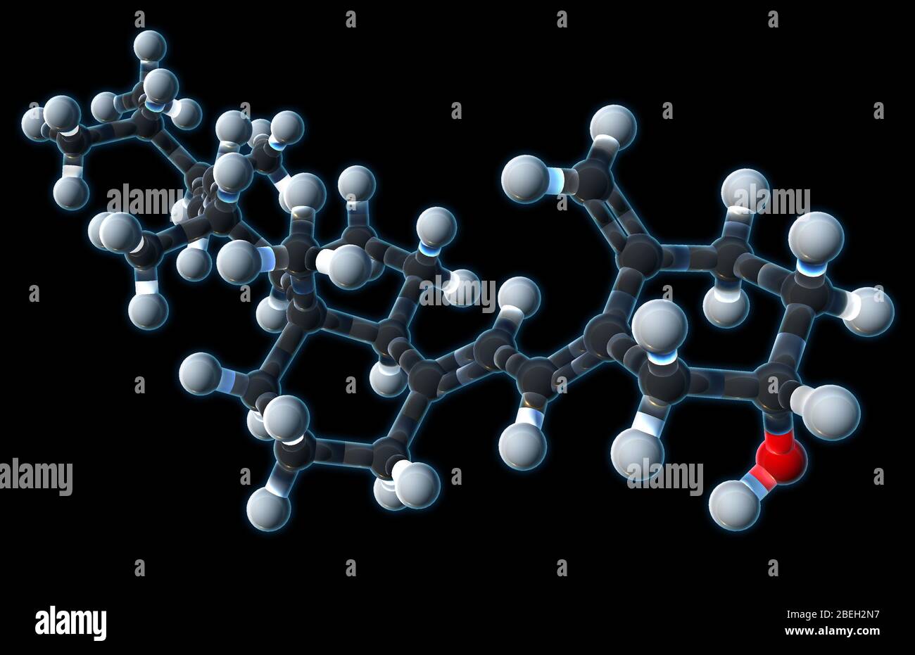 Vitamin D2, Molecular Model Stock Photo Alamy