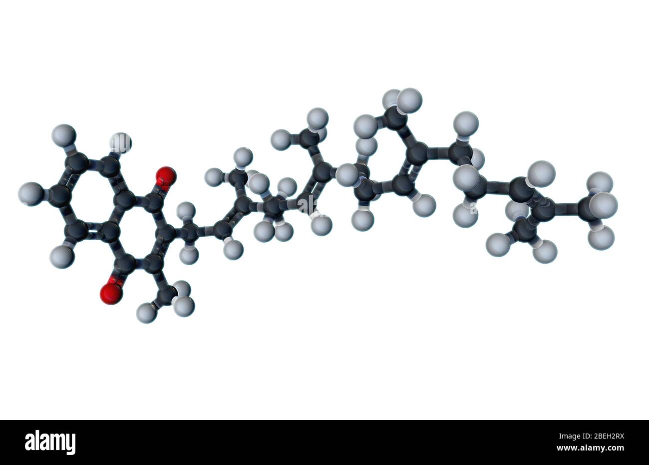 Vitamin K2, Molecular Model Stock Photo Alamy