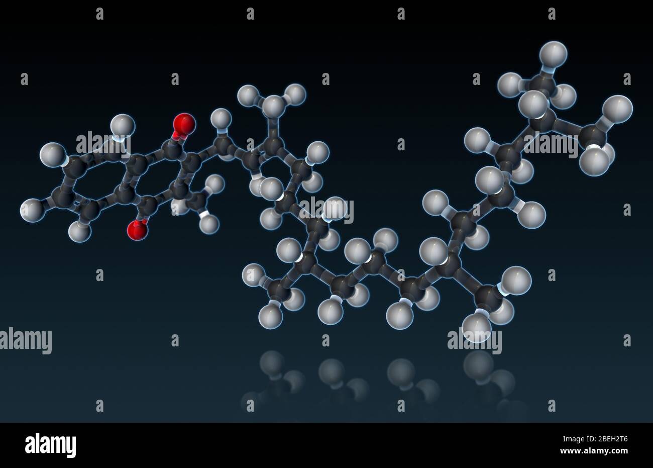Vitamin K1, Molecular Model Stock Photo Alamy