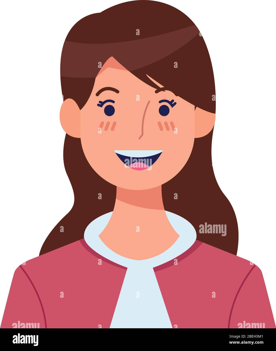 Glamorous portrait woman Stock Vector Images - Alamy