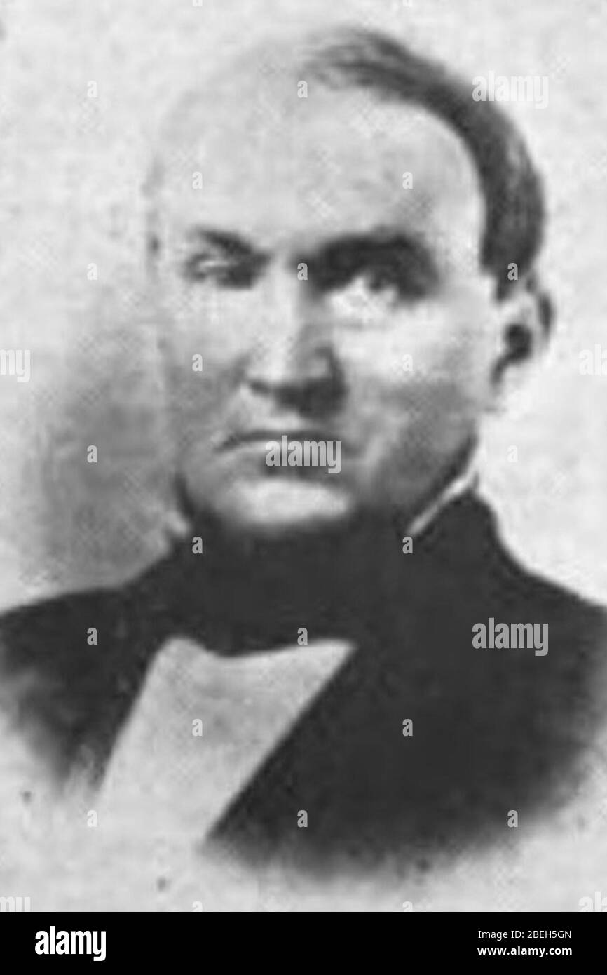 Henry Miner Bates (Vermont Treasurer). Stock Photo