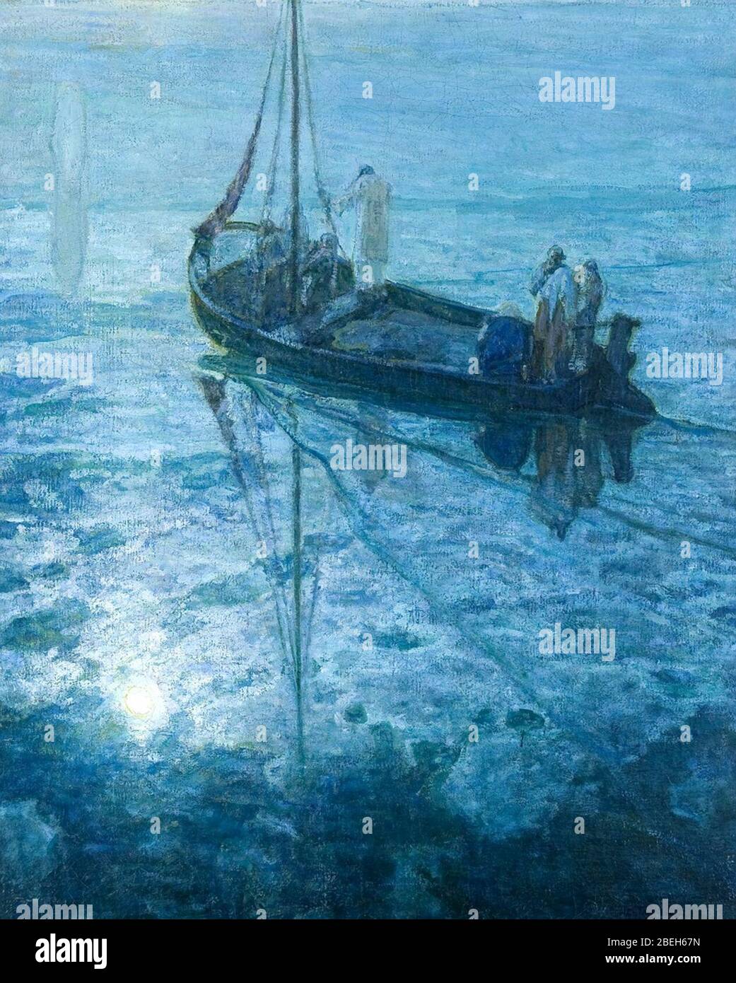 The Disciples See Christ Walking on the Water . English: Henry