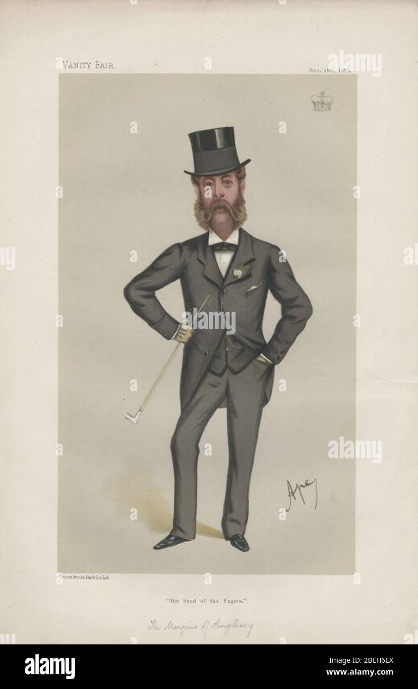 Henry Paget, 4th Marquess of Anglesey by Carlo Pellegrini Stock Photo