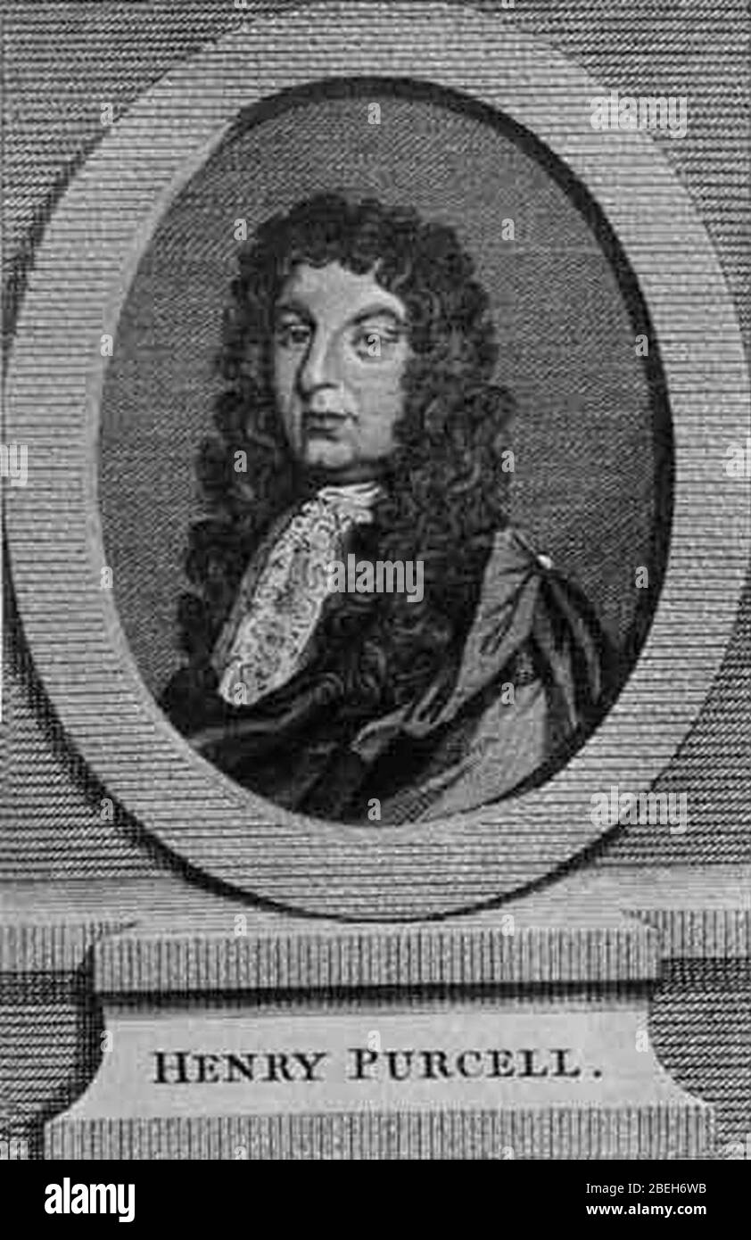 Henry Purcell 001. Stock Photo