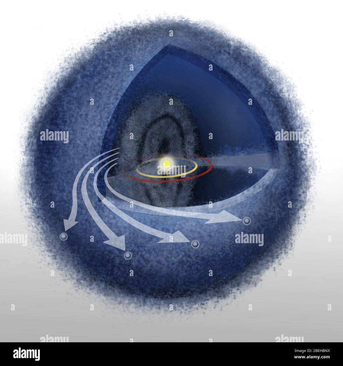 Oort Cloud, Illustration Stock Photo
