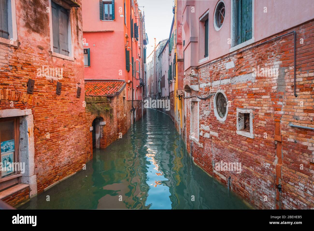 VENICE, VENETO / ITALY - DECEMBER 26 2019: Venice views before COVID-19 epidemic Stock Photo