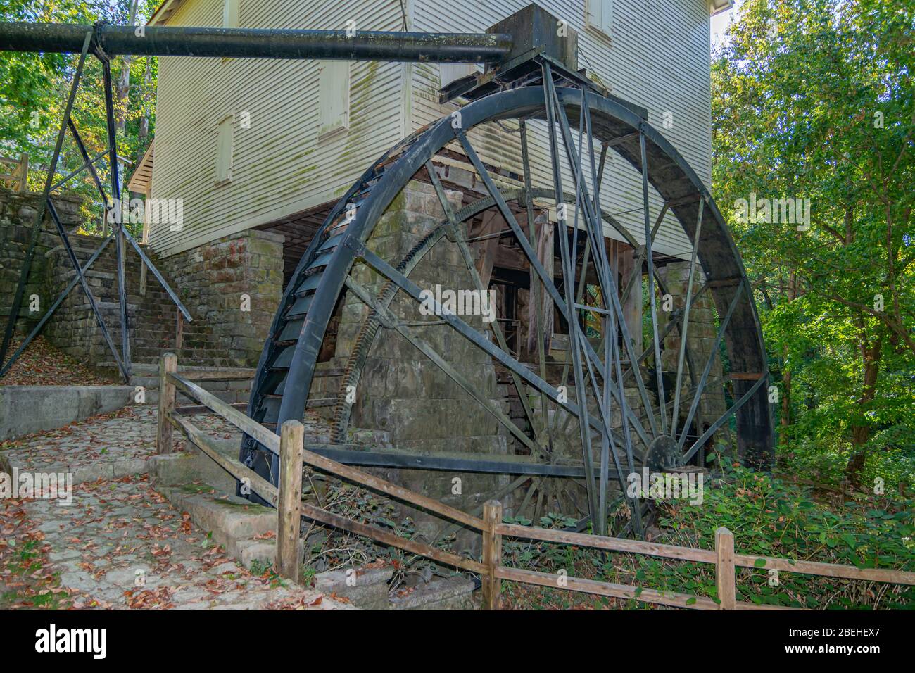 Mill Springs Mill in Wayne County, Kentucky, a historic watermill built