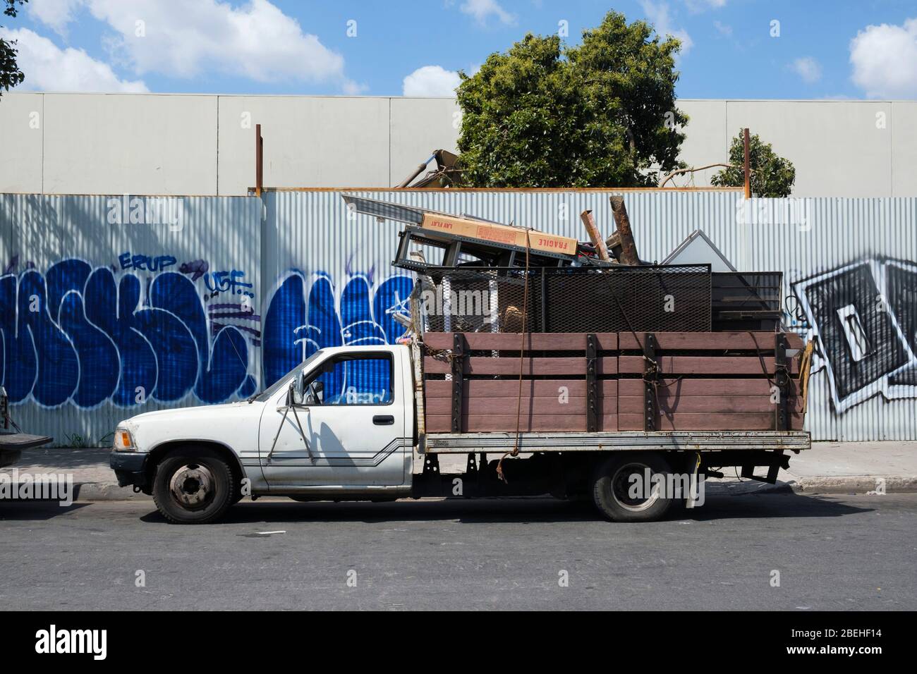 Recycling facility, Los Angeles, California, United States of America Stock Photo