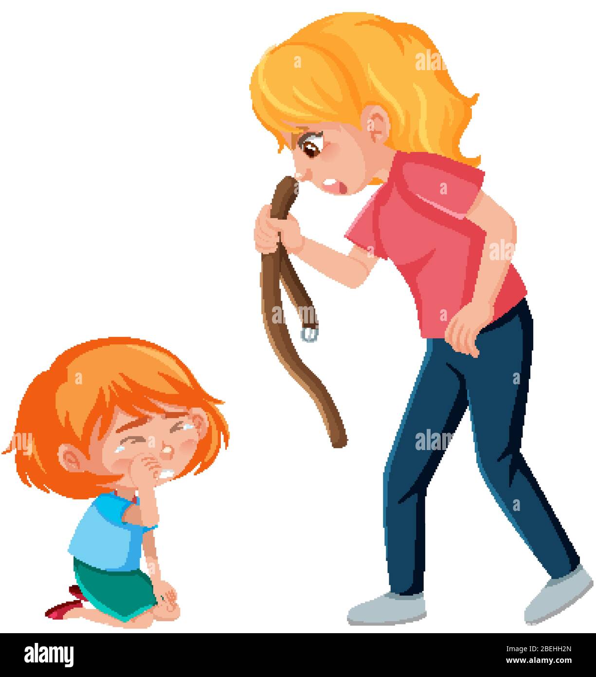 Violence Scene With Mother Scolding Little Girl Illustration Stock Vector Image Art Alamy Violence Scene With Mother Scolding Little Girl Illustration Stock Vector Image Art Alamy