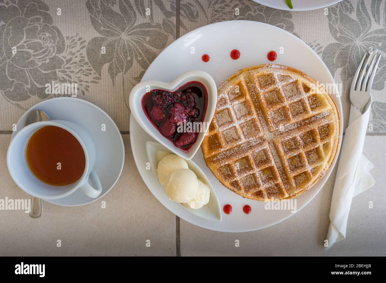 belgian breakfast table