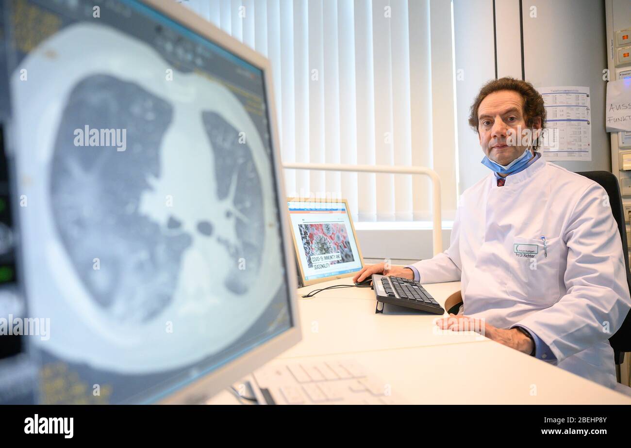 Stuttgart, Germany. 09th Apr, 2020. Götz Martin Richter, Medical