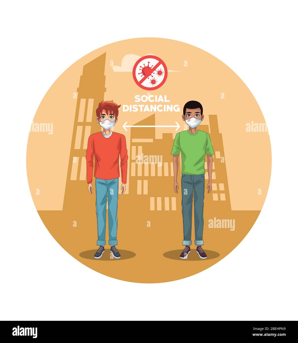 men using face masks characters Stock Vector Image & Art - Alamy