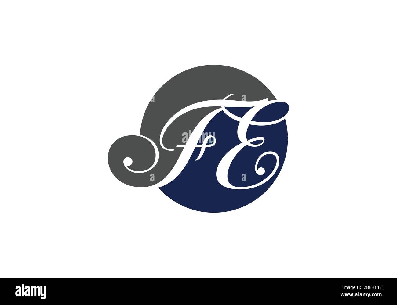 Fe logo design hi-res stock photography and images - Alamy