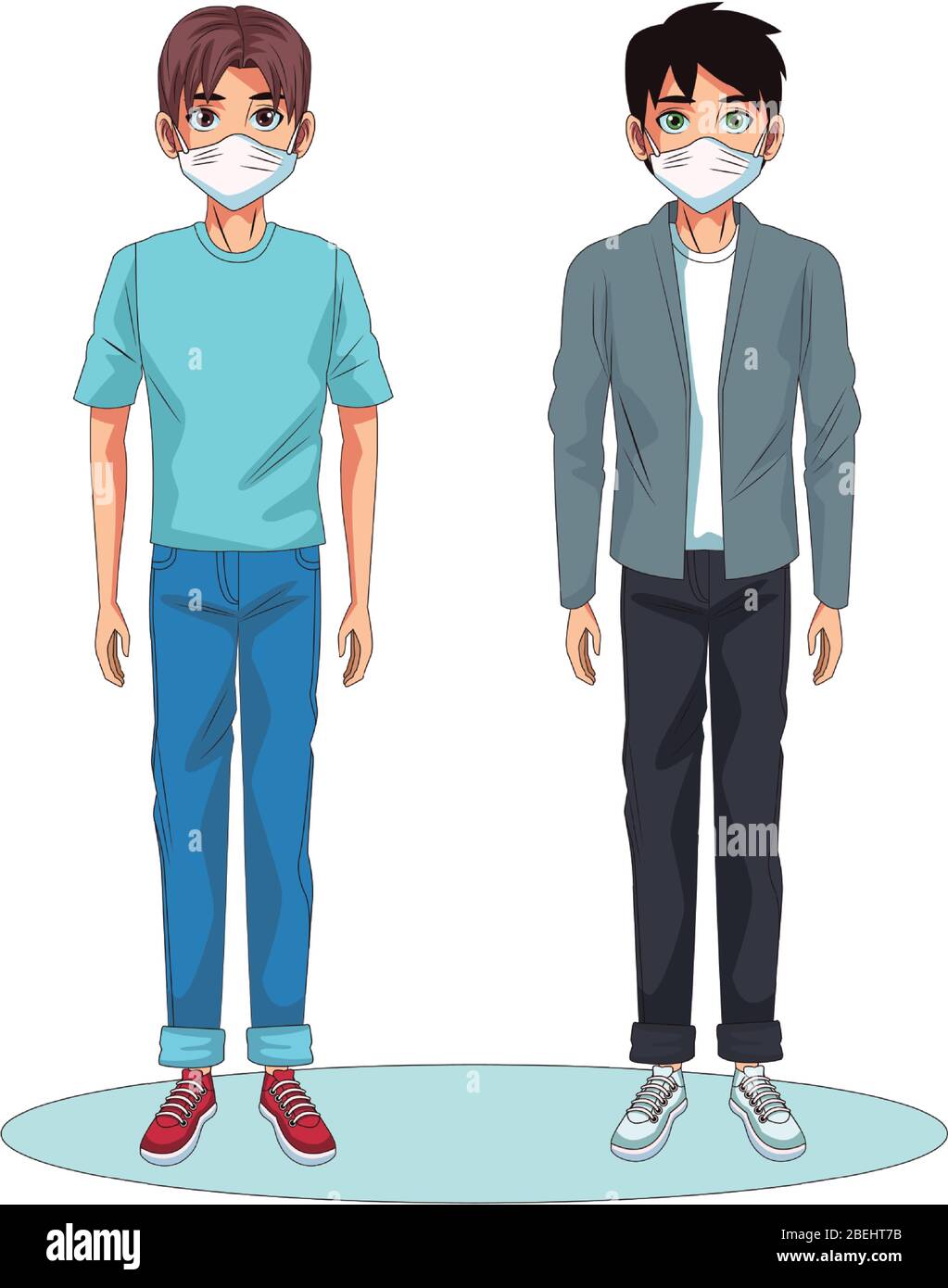 men using face masks characters Stock Vector Image & Art - Alamy