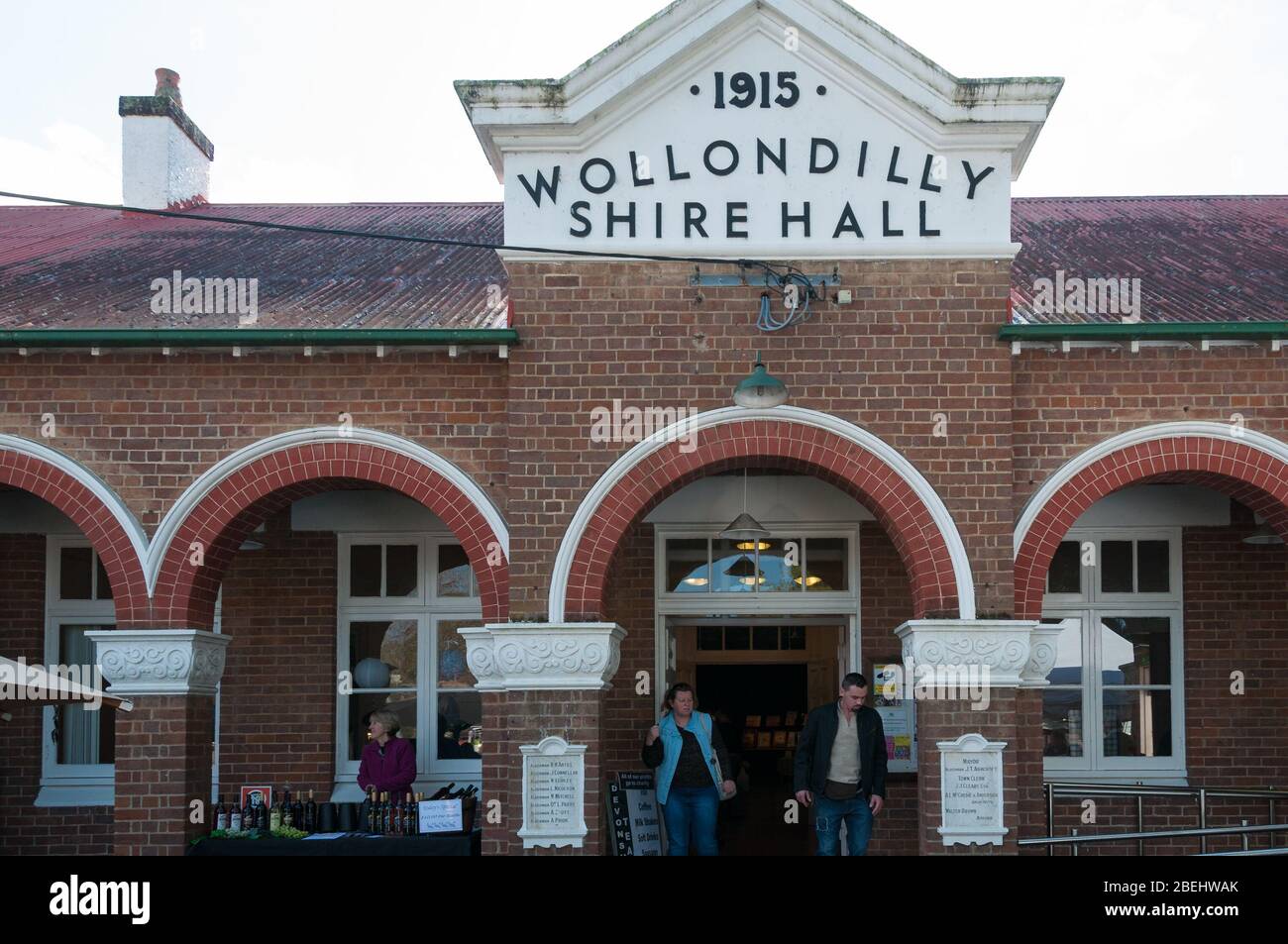 Picton, Australia - August 07, 2011: Wollondilly Shire Hall building in Picton regional town in Australia Stock Photo