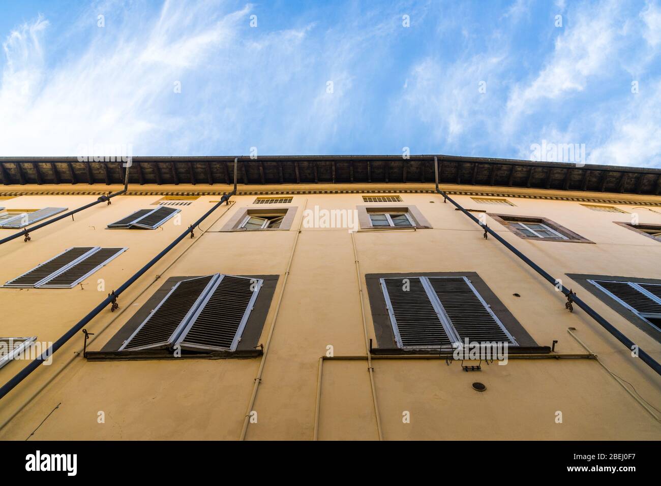 Traditional colorful ancient Italian architecture houses in Italy Stock ...