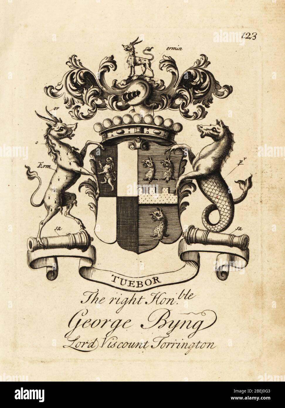 Lord 1st viscount torrington hires stock photography and images Alamy