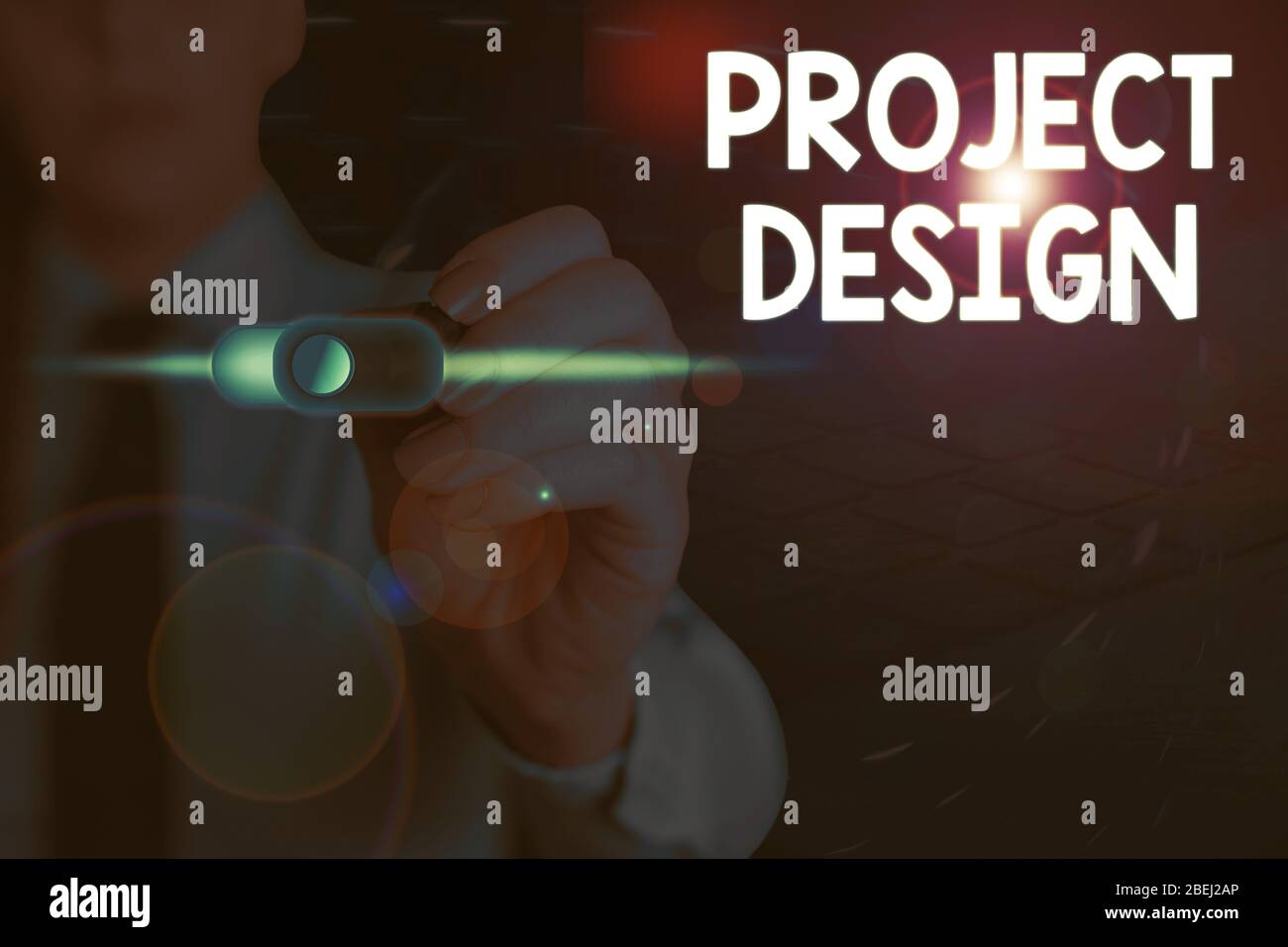 Handwriting text writing Project Design. Conceptual photo process of ...