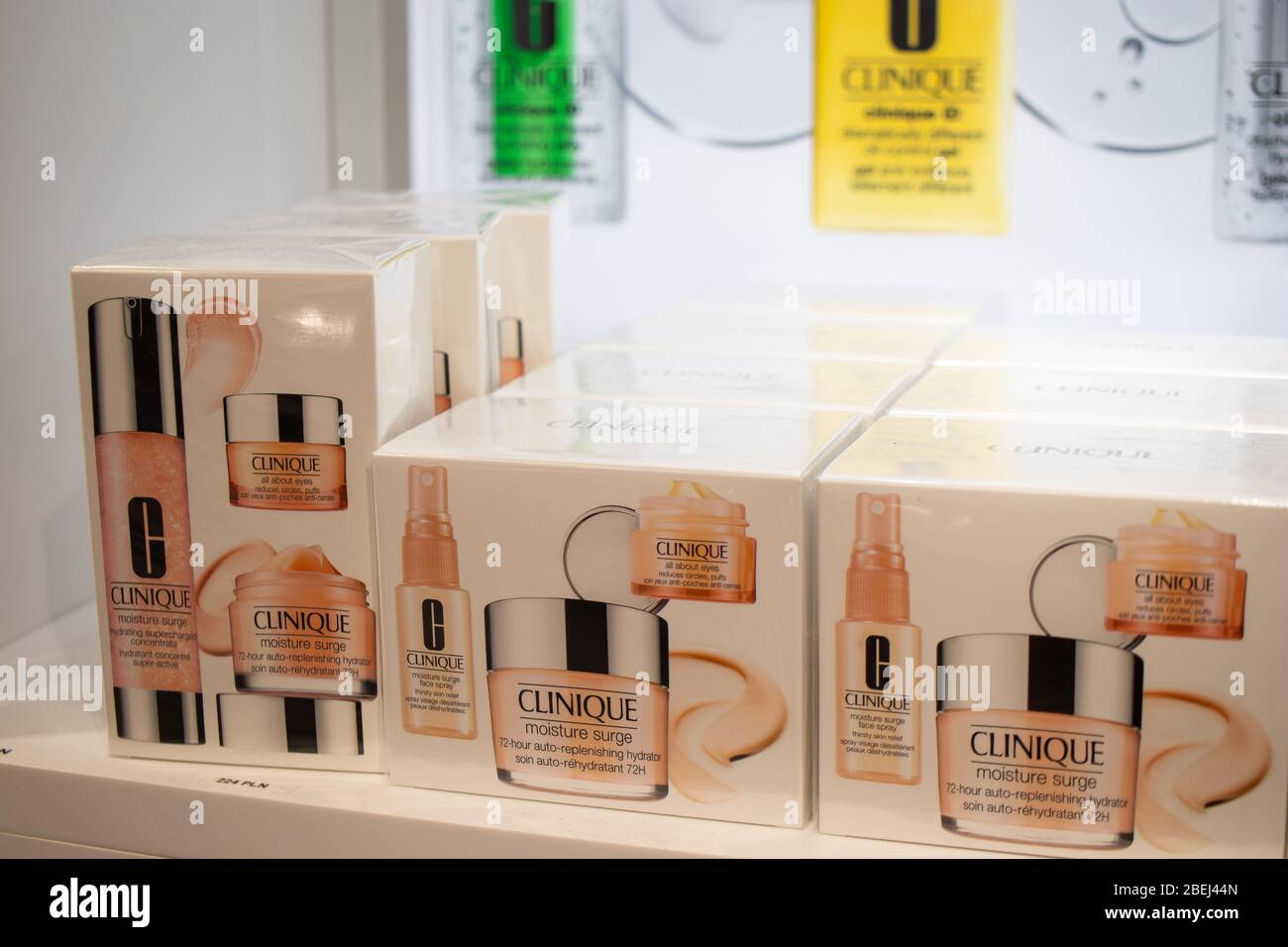 Brussels, Belgium, January 2020: Clinique cosmetics, daily repair serum on  shop display, Clinique provides medical anti-ageing cosmetics for consumers  Stock Photo - Alamy