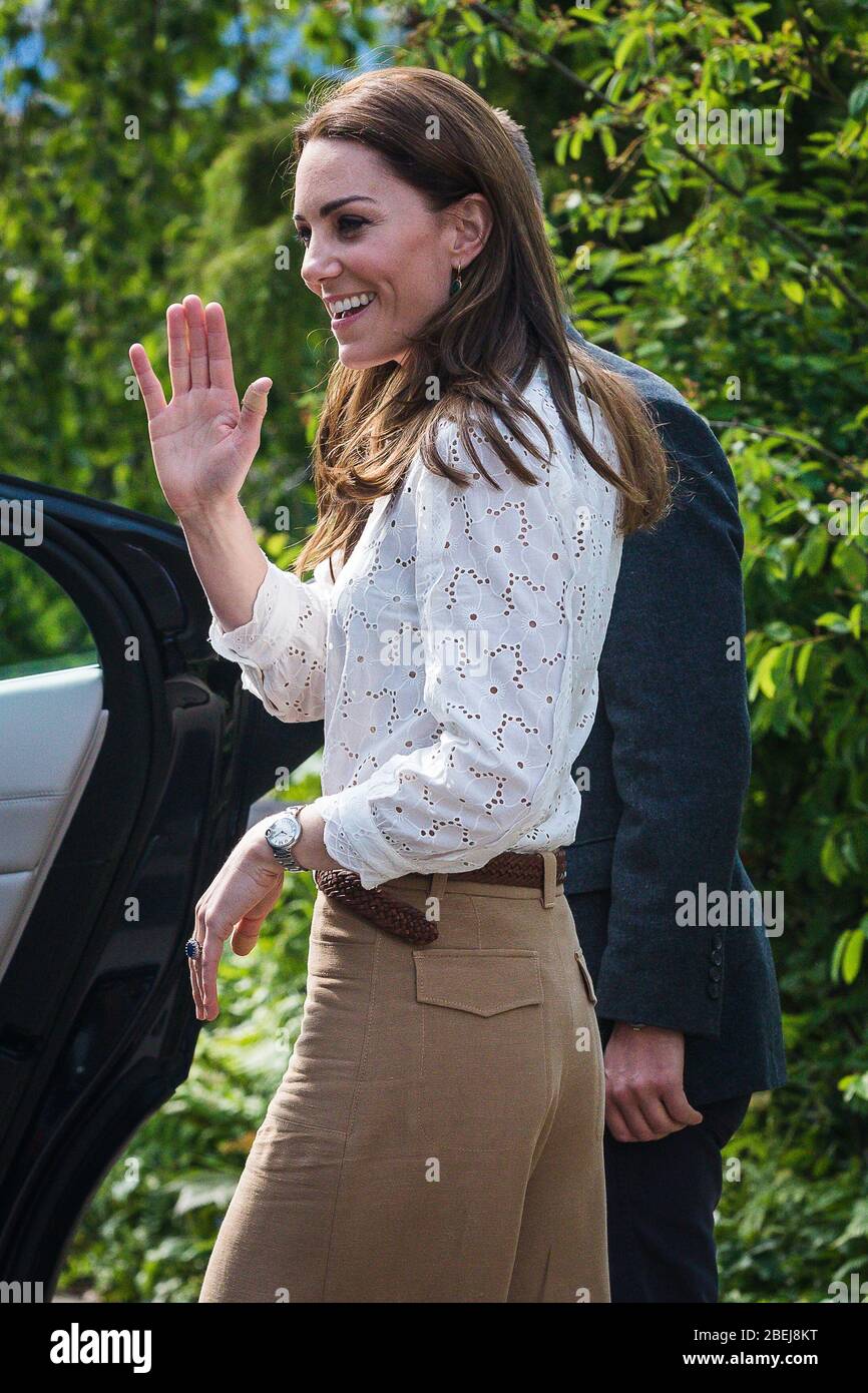 London, UK. May, 2019.Duchess of Cambridge attends the Opening day of the 2019 Chelsea Flower Show. Stock Photo