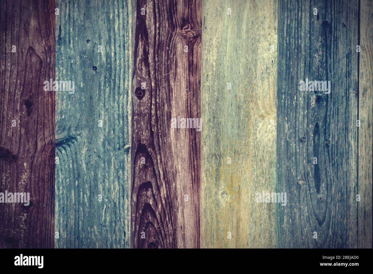 Abstract background of wooden slats Stock Photo