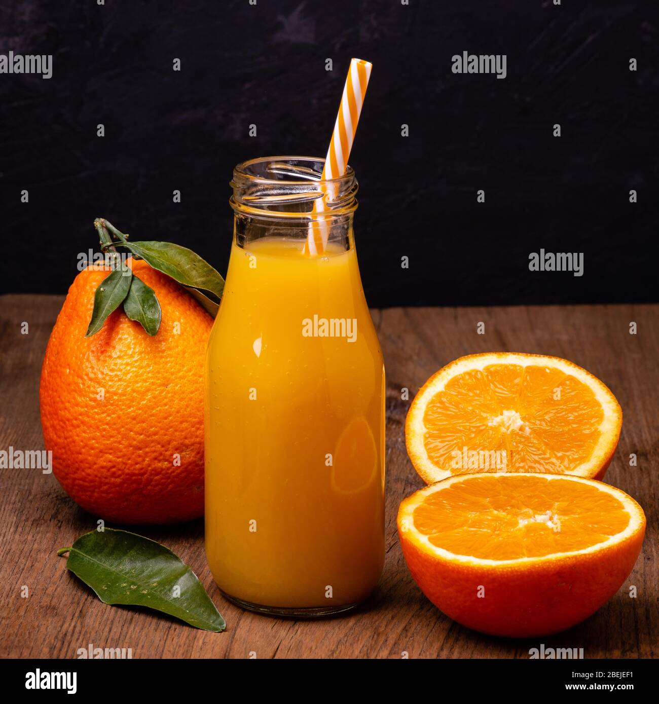 Orange juice bottle hi-res stock photography and images - Alamy