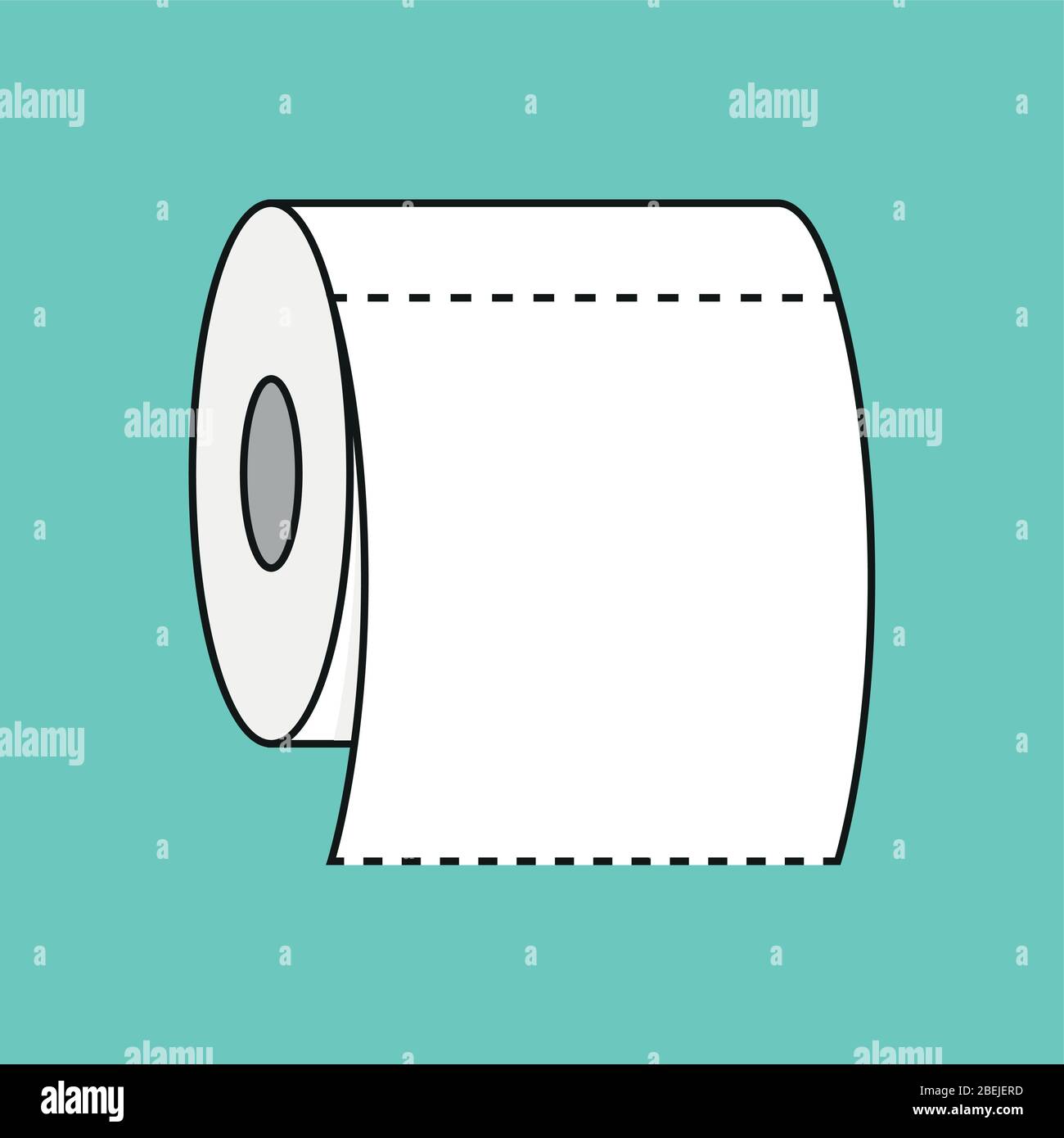 roll of toilet paper icon vector illustration EPS10 Stock Vector